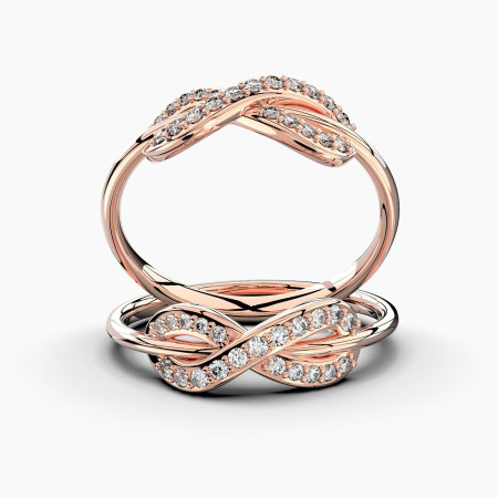 Infinity Loop Diamond Ring